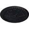 Ekena Millwork Raymond Ceiling Medallion (Fits Canopies up to 5 3/8"), Hand-Painted Steel Gray, 18"OD x 1 1/4"P CM18RA2SGS - alternate 3